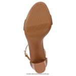 sandalias | sandalia de vestir vera 60D4P08 Naturalizer mujer cuero de té inglés - Imagen 7