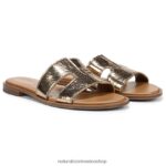 sandalias | sandalia fama 60D4P0289 Naturalizer mujer cuero bronce