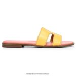 sandalias | sandalia fama 60D4P0290 Naturalizer mujer cuero amarillo - Imagen 2