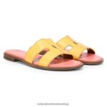 sandalias | sandalia fama 60D4P0290 Naturalizer mujer cuero amarillo