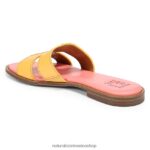 sandalias | sandalia fama 60D4P0290 Naturalizer mujer cuero amarillo - Imagen 8