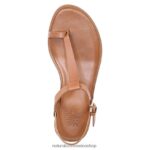 sandalias | sandalia fifi 60D4P0358 Naturalizer mujer cuero marrón té inglés - Imagen 4