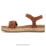 sandalias | sandalia neila 60D4P0207 Naturalizer mujer cuero marrón té inglés - Imagen 3