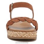 sandalias | sandalia neila 60D4P0207 Naturalizer mujer cuero marrón té inglés - Imagen 5
