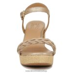 sandalias | sandalia pandora 60D4P0340 Naturalizer mujer cuero dorado suave - Imagen 5