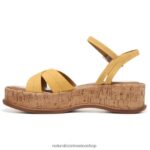 sandalias | sandalia rikki 60D4P0615 Naturalizer mujer cuero amarillo narciso - Imagen 3