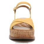 sandalias | sandalia rikki 60D4P0615 Naturalizer mujer cuero amarillo narciso - Imagen 5