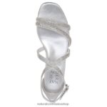 sandalias | sandalia sicilia 60D4P0379 Naturalizer mujer tela plateada - Imagen 4