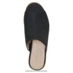 sandalias | sandalias con cuña soul goodtimes 60D4P0544 Naturalizer mujer negro hecho a mano - Imagen 4