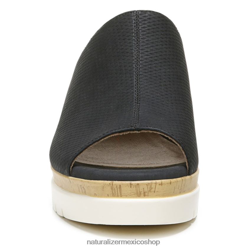 sandalias | sandalias con cuña soul goodtimes 60D4P0544 Naturalizer mujer negro hecho a mano - Imagen 5