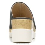 sandalias | sandalias con cuña soul goodtimes 60D4P0544 Naturalizer mujer negro hecho a mano - Imagen 6