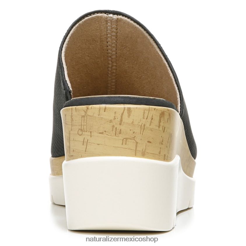 sandalias | sandalias con cuña soul goodtimes 60D4P0544 Naturalizer mujer negro hecho a mano - Imagen 6