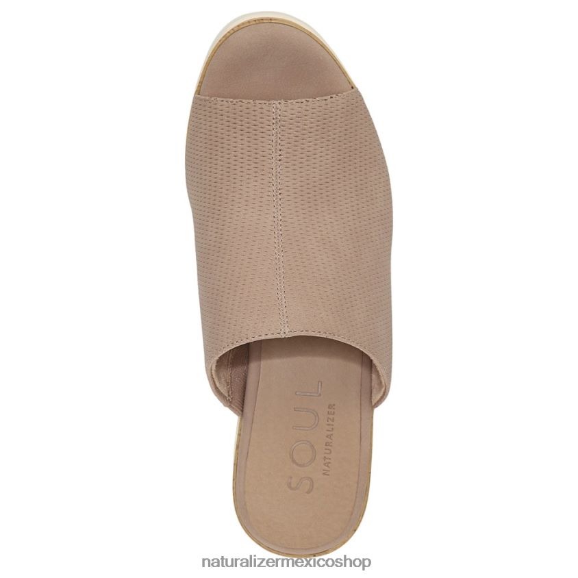 sandalias | sandalias con cuña soul goodtimes 60D4P0545 Naturalizer mujer sintético topo claro - Imagen 4