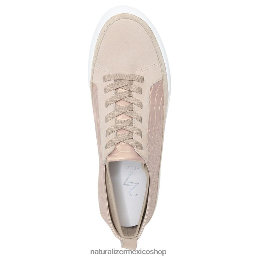 zapatillas | 27 editar zapatilla valarie 60D4P0275 Naturalizer mujer ante tostado lino/piel de serpiente - Imagen 4