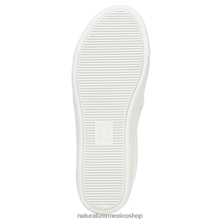zapatillas | marianne slip en la zapatilla de deporte 60D4P0511 Naturalizer mujer cuero perforado blanco - Imagen 7