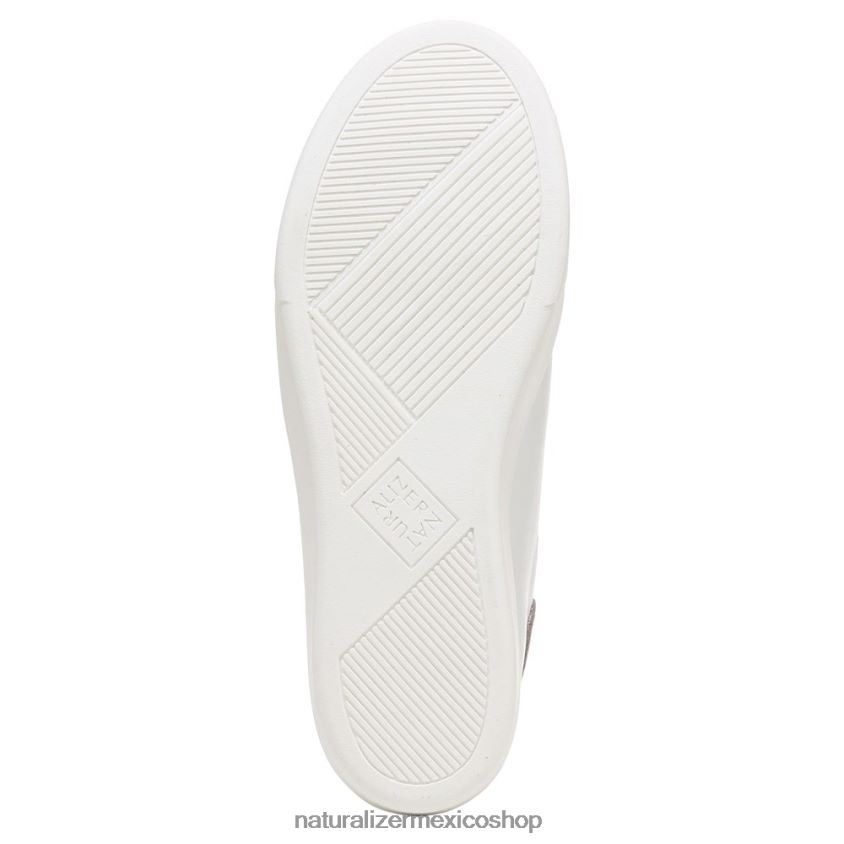 zapatillas | tenis morrison 2.0 con cordones 60D4P091 Naturalizer mujer piel blanca/tórtola - Imagen 7