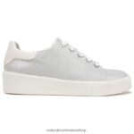 zapatillas | tenis morrison 2.0 con cordones 60D4P093 Naturalizer mujer cuero plateado - Imagen 2