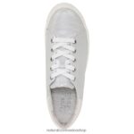 zapatillas | tenis morrison 2.0 con cordones 60D4P093 Naturalizer mujer cuero plateado - Imagen 4