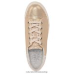 zapatillas | tenis morrison 2.0 con cordones 60D4P094 Naturalizer mujer cuero dorado - Imagen 4