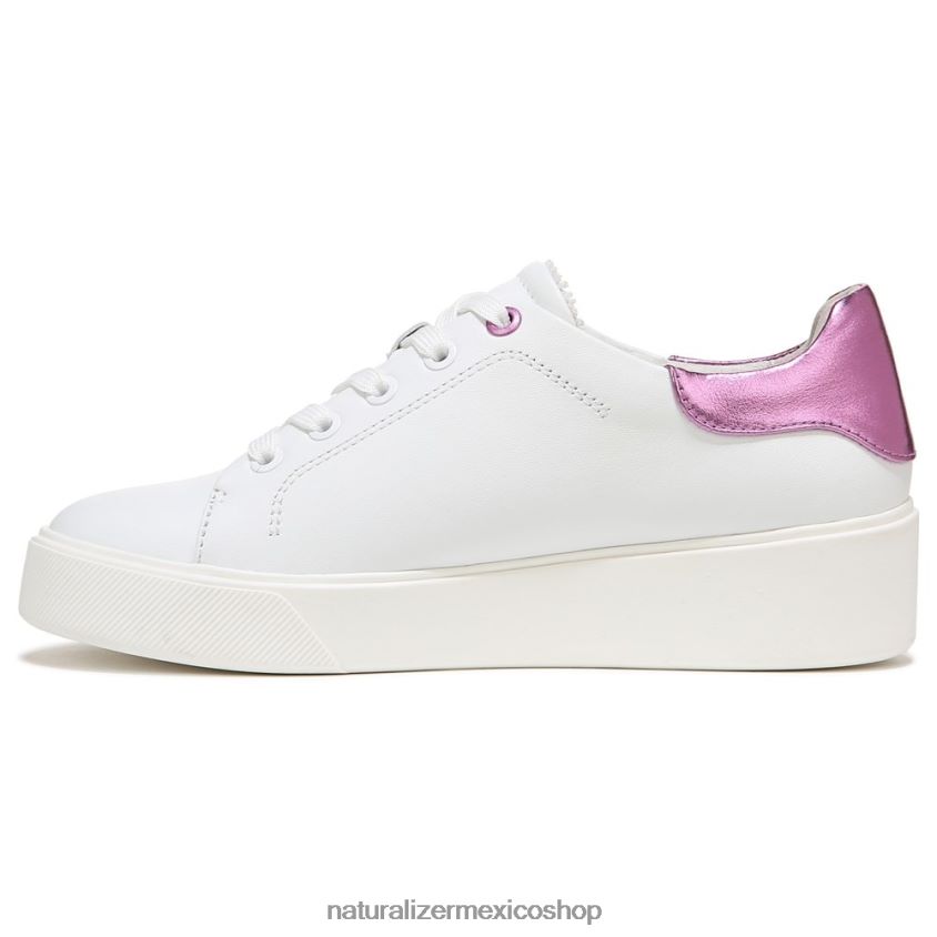 zapatillas | tenis morrison 2.0 con cordones 60D4P095 Naturalizer mujer cuero blanco - Imagen 3