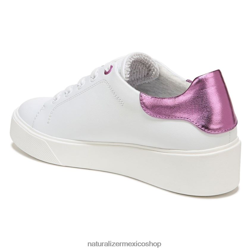 zapatillas | tenis morrison 2.0 con cordones 60D4P095 Naturalizer mujer cuero blanco - Imagen 8