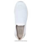 zapatillas | zapatillas lafayette sin cordones 60D4P0692 Naturalizer mujer tejido flyknit blanco - Imagen 4