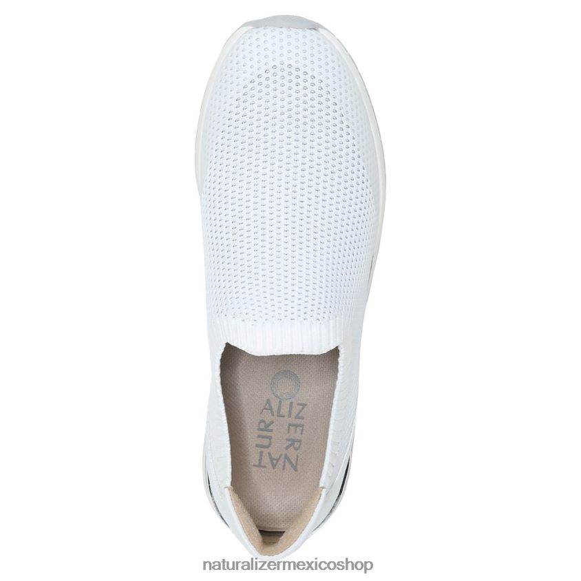 zapatillas | zapatillas lafayette sin cordones 60D4P0692 Naturalizer mujer tejido flyknit blanco - Imagen 4