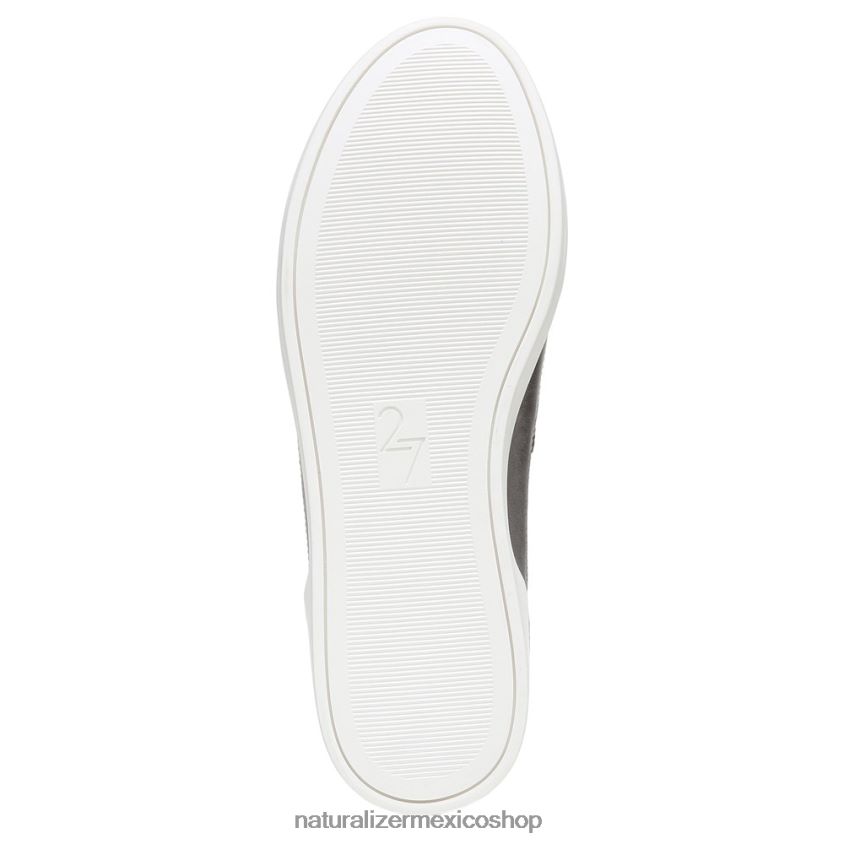 zapatillas | zapatillas sin cordones 27 edit valda 60D4P0281 Naturalizer mujer cuero malla plata/peltre - Imagen 7