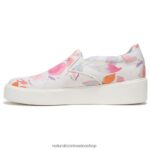 zapatillas | zapatillas sin cordones marianne 2.0 60D4P0354 Naturalizer mujer tela floral blanca/rosa - Imagen 3