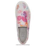 zapatillas | zapatillas sin cordones marianne 2.0 60D4P0354 Naturalizer mujer tela floral blanca/rosa - Imagen 4
