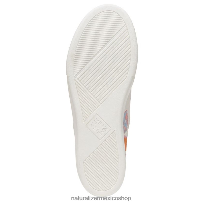 zapatillas | zapatillas sin cordones marianne 2.0 60D4P0354 Naturalizer mujer tela floral blanca/rosa - Imagen 7