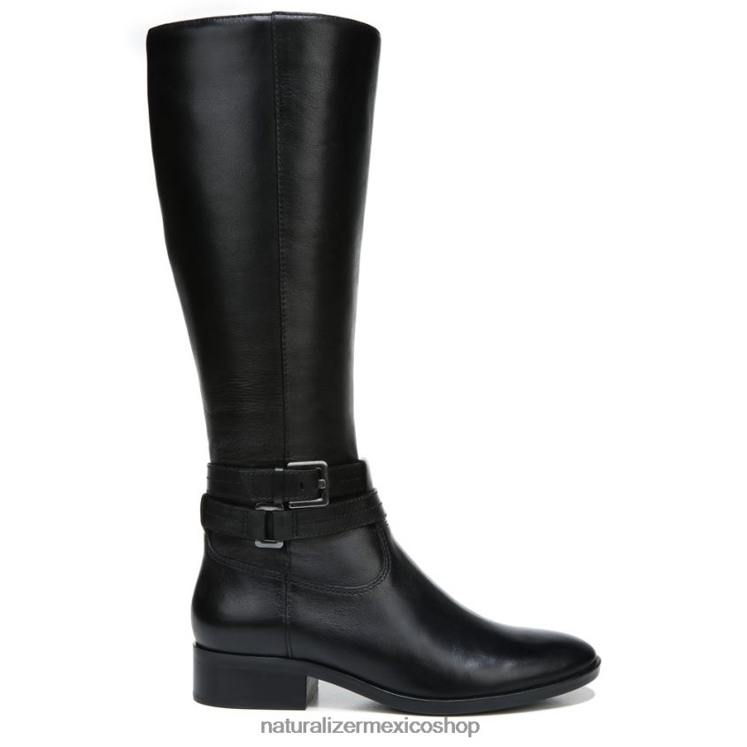 botas | bota alta hasta la rodilla de pantorrilla ancha reid 60D4P0596 Naturalizer mujer cuero negro