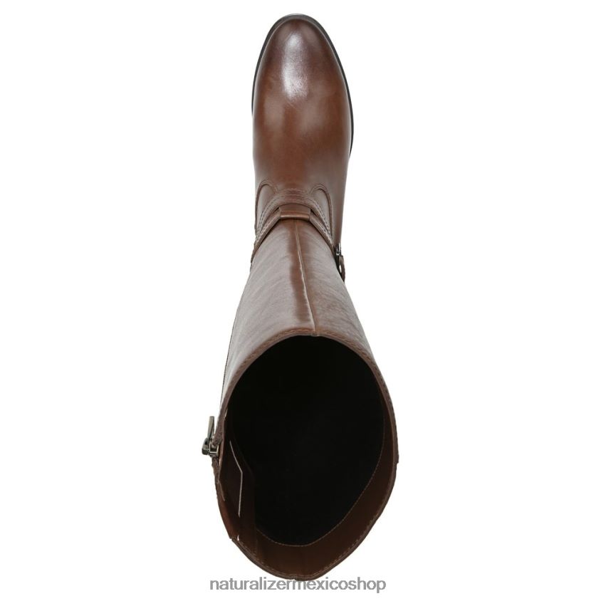 botas | bota alta hasta la rodilla de pantorrilla ancha reid 60D4P0597 Naturalizer mujer cuero canela