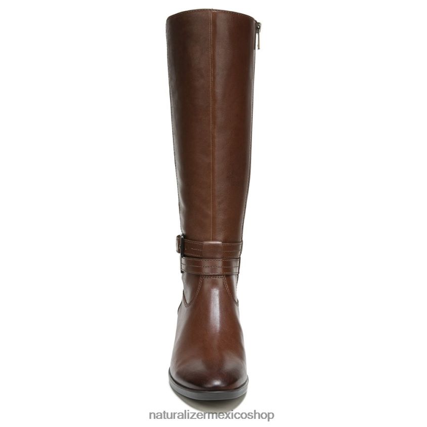 botas | bota alta hasta la rodilla de pantorrilla ancha reid 60D4P0597 Naturalizer mujer cuero canela