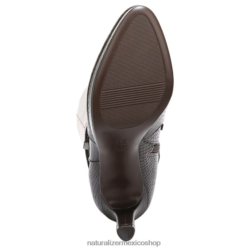 botas | bota alta hasta la rodilla taelynn 60D4P0649 Naturalizer mujer piel de serpiente marrón bosque