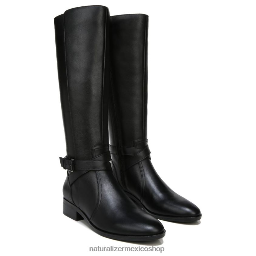 botas | bota de montar rena 60D4P0250 Naturalizer mujer cuero negro