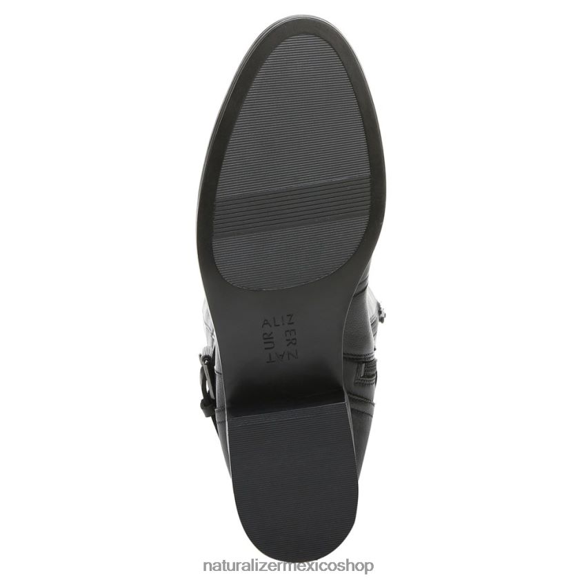 botas | bota de montar rena de pantorrilla ancha 60D4P0253 Naturalizer mujer cuero negro