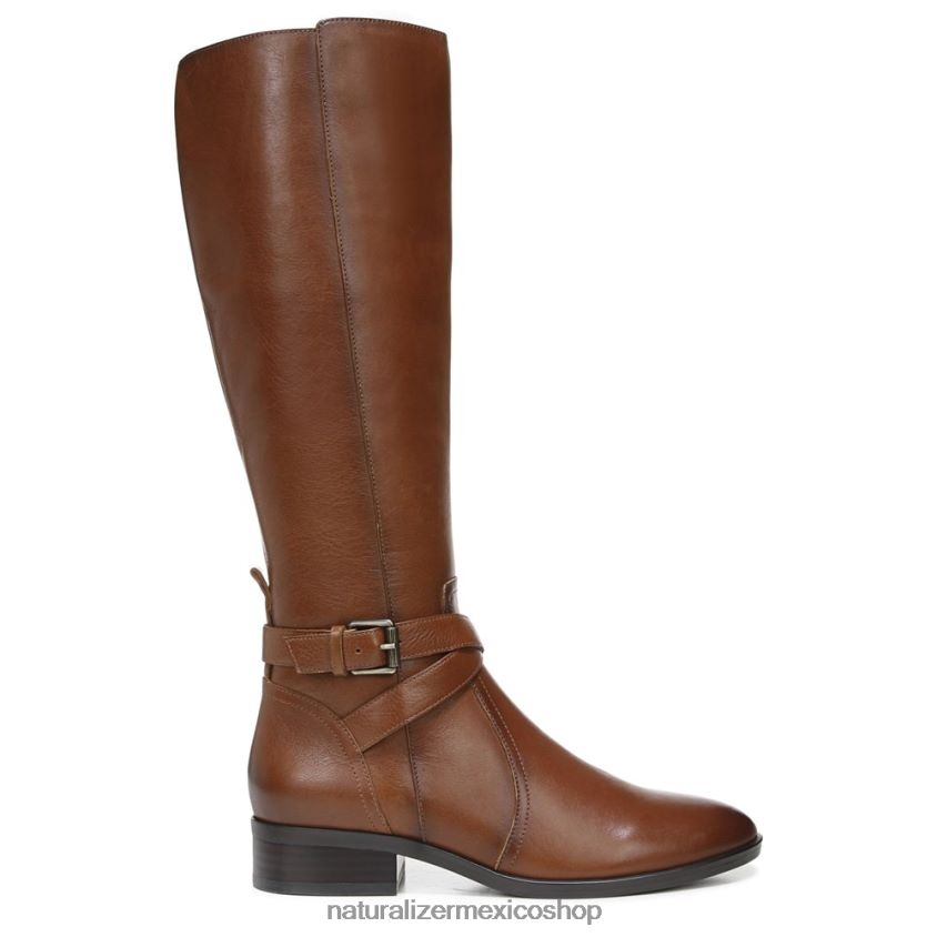 botas | bota de montar rena de pantorrilla ancha 60D4P0254 Naturalizer mujer cuero de sidra