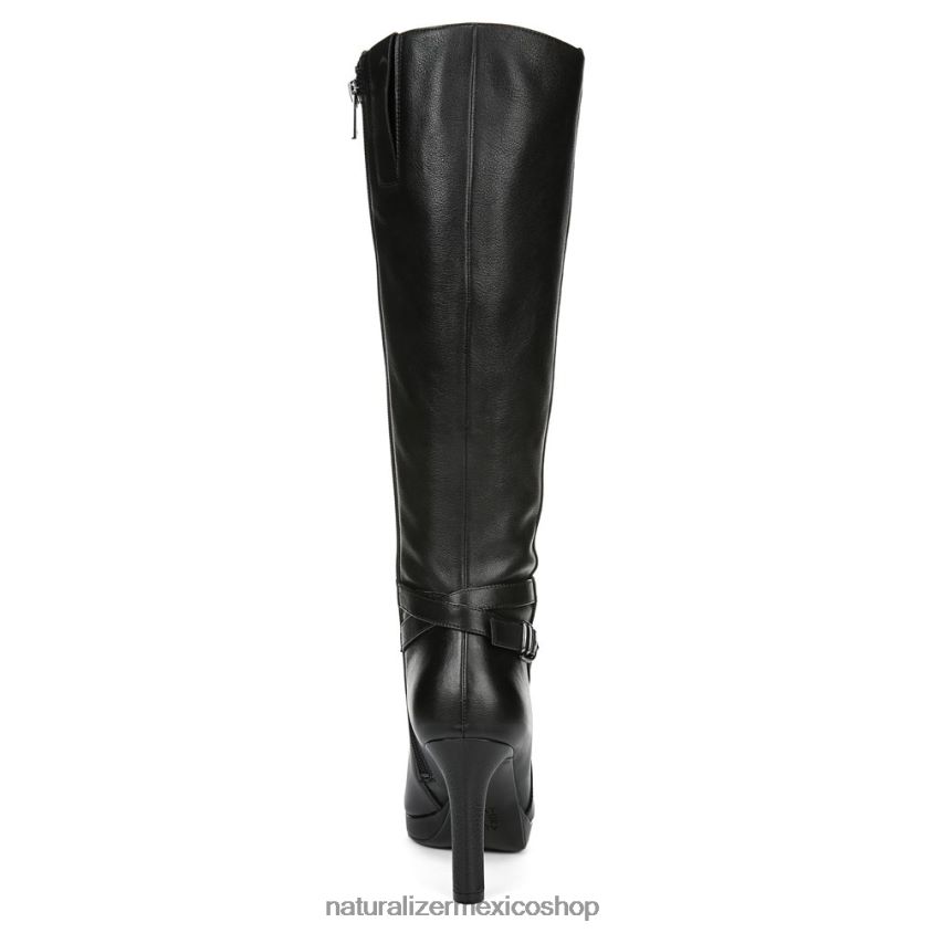 botas | bota de vestir de pantorrilla ancha tai 60D4P0686 Naturalizer mujer cuero negro