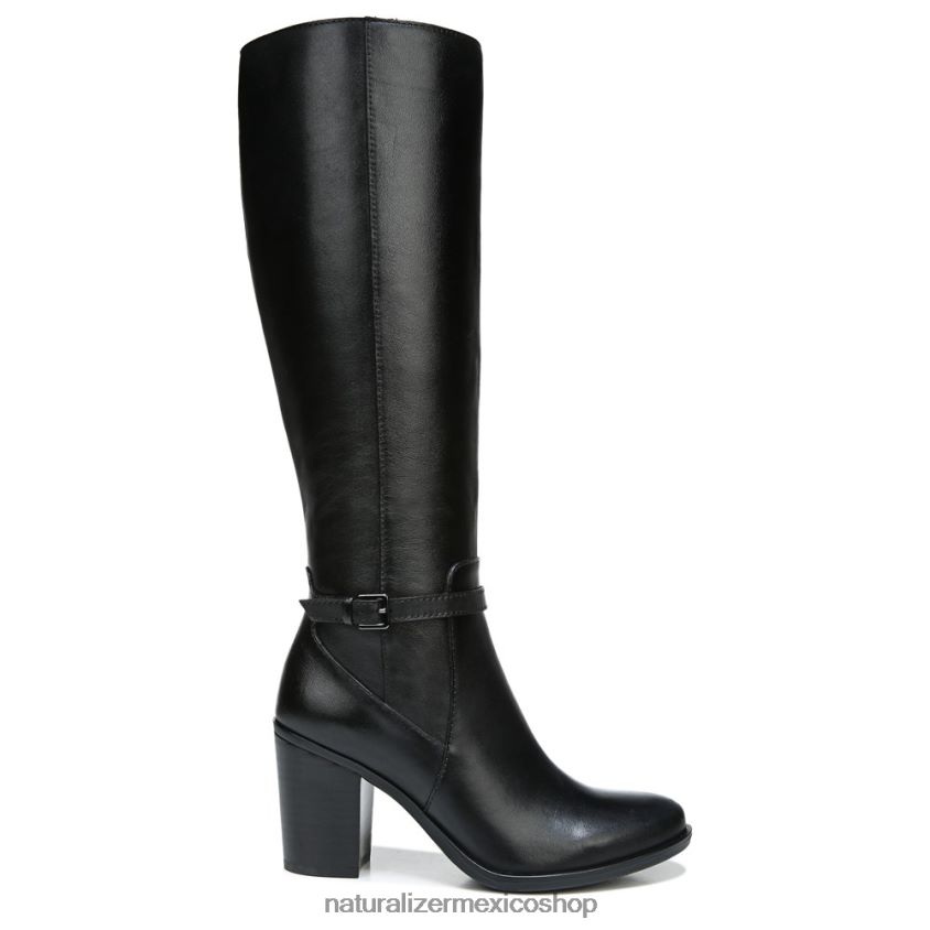 botas | bota kalina de pantorrilla ancha hasta la rodilla 60D4P0257 Naturalizer mujer cuero negro
