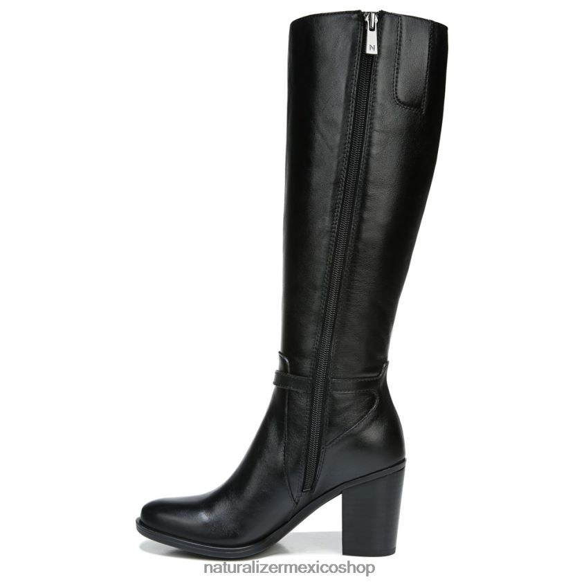 botas | bota kalina de pantorrilla ancha hasta la rodilla 60D4P0257 Naturalizer mujer cuero negro