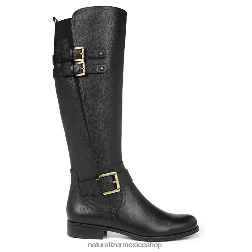 botas | botas hasta la rodilla de pantorrilla ancha jessie 60D4P0271 Naturalizer mujer cuero negro