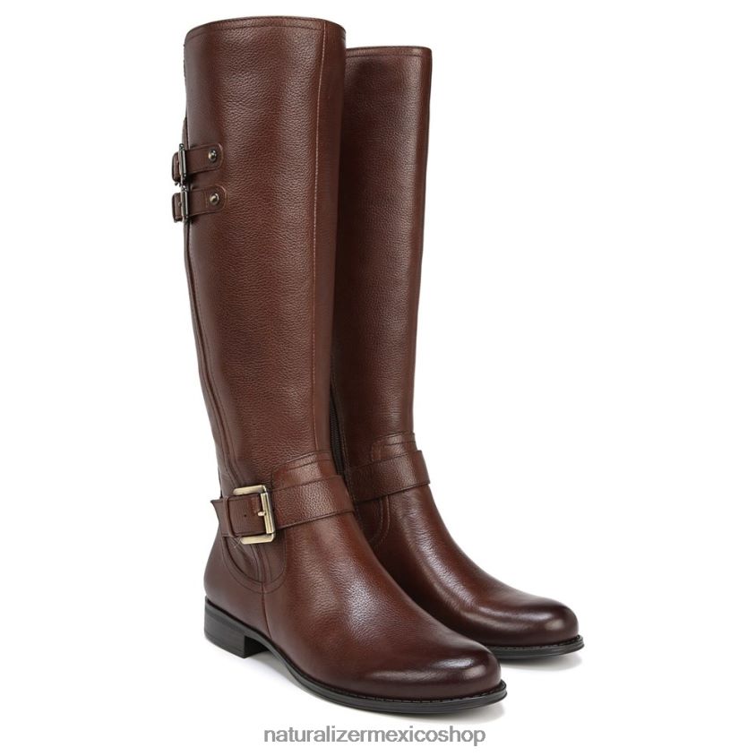 botas | botas hasta la rodilla de pantorrilla ancha jessie 60D4P0272 Naturalizer mujer barra de chocolate de cuero