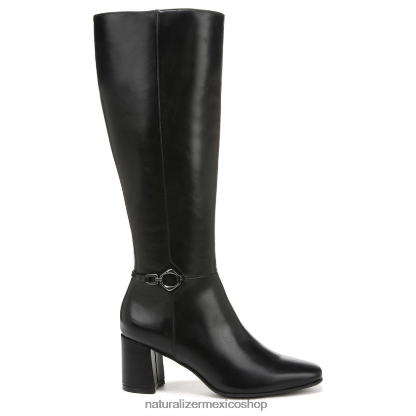 botas | botas waylon de pantorrilla ancha hasta la rodilla 60D4P0600 Naturalizer mujer sintético texturizado negro