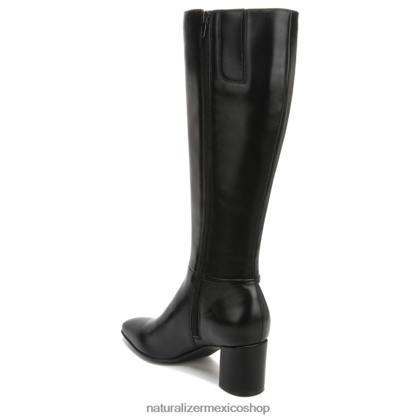 botas | botas waylon de pantorrilla ancha hasta la rodilla 60D4P0600 Naturalizer mujer sintético texturizado negro