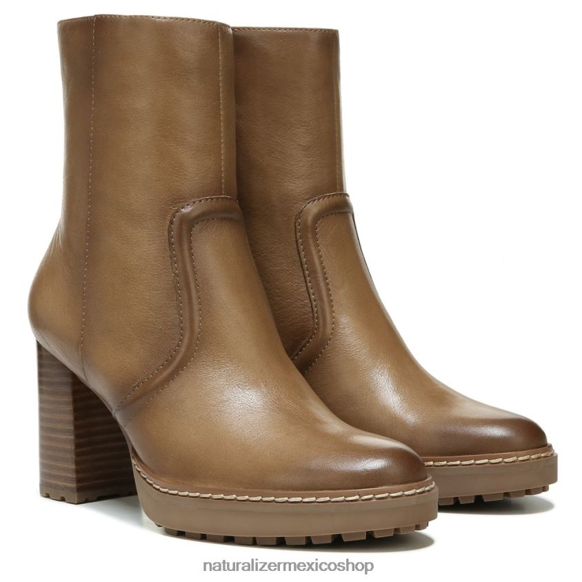 botas | catie botín 60D4P0666 Naturalizer mujer cuero vintage de bambú