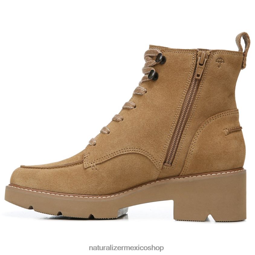 botas | dara botín 60D4P0674 Naturalizer mujer cuero dorado caramelo