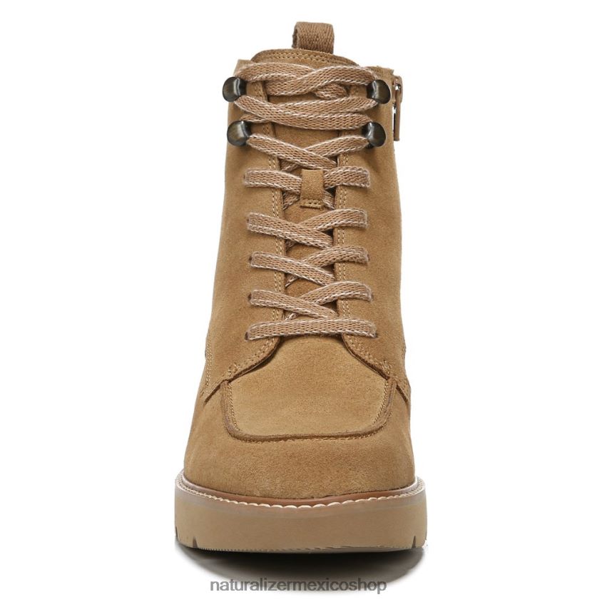 botas | dara botín 60D4P0674 Naturalizer mujer cuero dorado caramelo