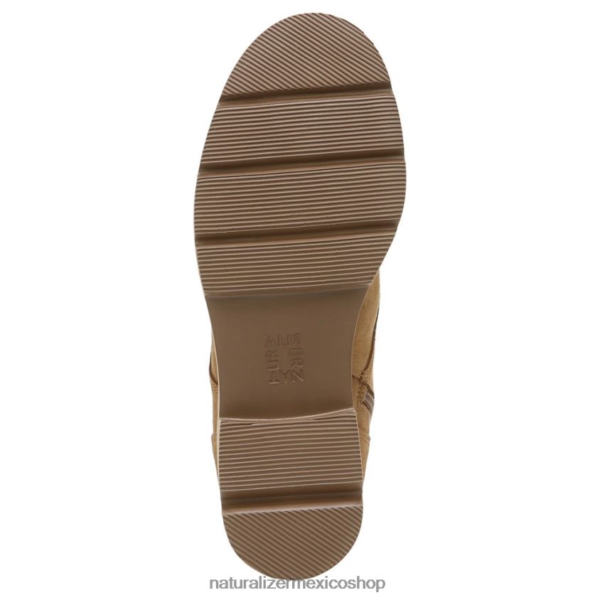 botas | dara botín 60D4P0674 Naturalizer mujer cuero dorado caramelo