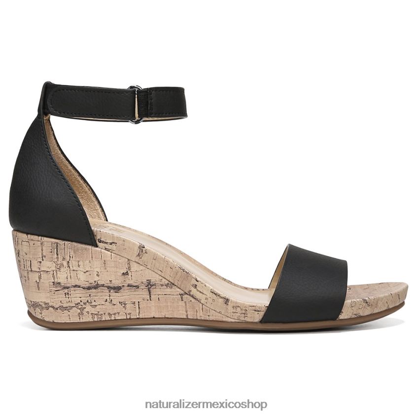 sandalias | sandalia areda con cuña 60D4P0317 Naturalizer mujer sintético negro